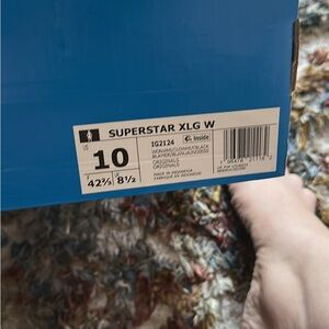 Adidas Superstar XLG W Blue Shoe Box